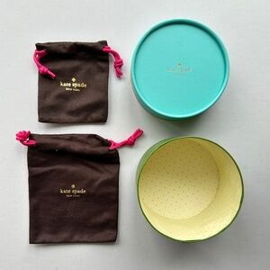 Empty Kate spade boxes storage jewelry earrings